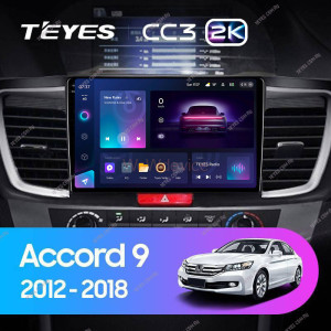 Штатная магнитола Teyes CC3 2K 3/32 Honda Accord 9 CR (2012-2018)
