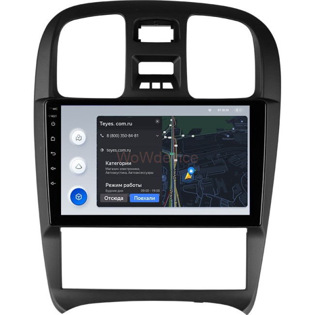 Штатная магнитола Teyes X1 4G 2/32 Hyundai Sonata NF (2004-2008)
