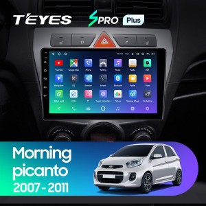 Штатная магнитола Teyes SPRO Plus 6/128 Kia Morning picanto (2007-2011)