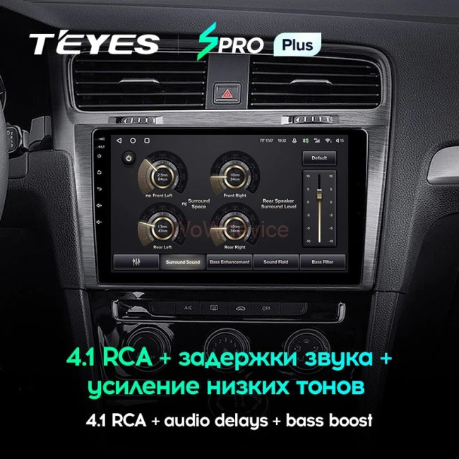 Штатная магнитола Teyes SPRO Plus 3/32 Volkswagen Golf 7 MK7 (2014-2018) Тип-B