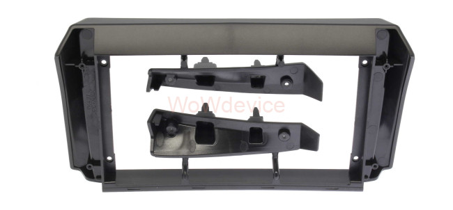 Рамка магнитолы 9.0" (цв.Черный) для UAZ Patriot, Profi 2017+