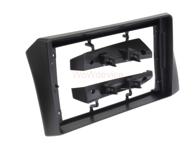 Рамка магнитолы 9.0" (цв.Черный) для UAZ Patriot, Profi 2017+