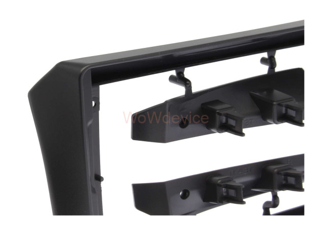 Рамка магнитолы 9.0" (цв.Черный) для UAZ Patriot, Profi 2017+