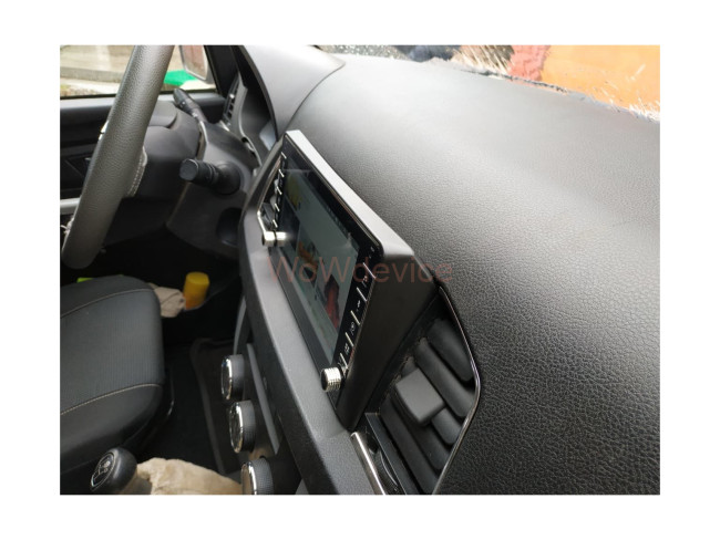 Рамка магнитолы 9.0" (цв.Черный) для UAZ Patriot, Profi 2017+