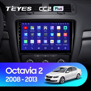 Штатная магнитола Teyes CC2 Plus 6/128 Skoda Octavia 2 A5 (2008-2013)