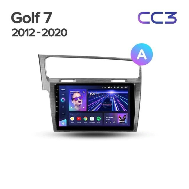 Штатная магнитола Teyes CC3 6/128 Volkswagen Golf 7 MK7 (2014-2018) Тип-A