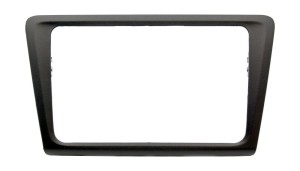Рамка магнитолы 9.0" (цв.Черный) для SKODA Rapid 2013-2021 VAG Universal