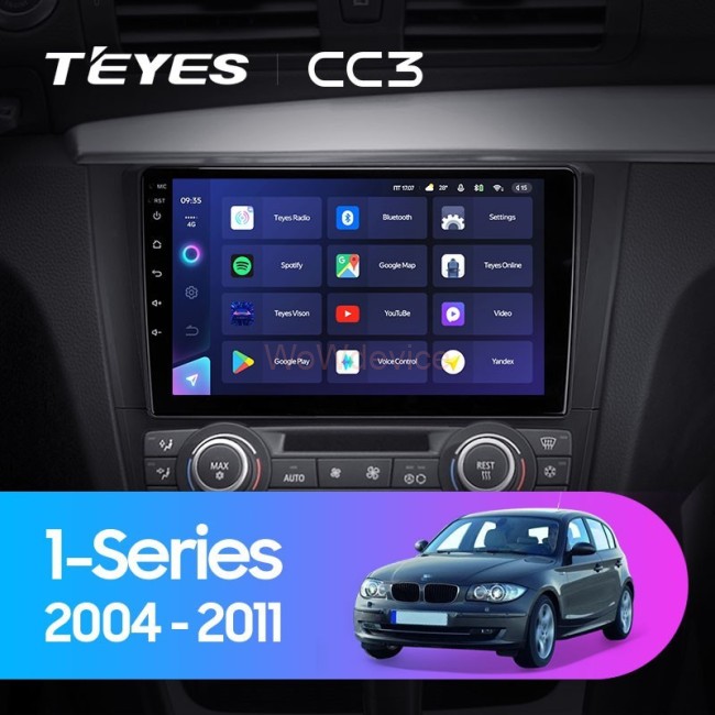 Штатная магнитола Teyes CC3L 4/32 BMW 1 серия E88 E82 E81 E87 (2004-2011) Тип-B