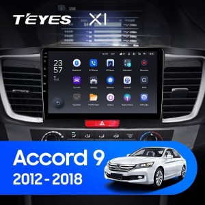 Штатная магнитола Teyes X1 4G 2/32 Honda Accord 9 CR (2012-2018)