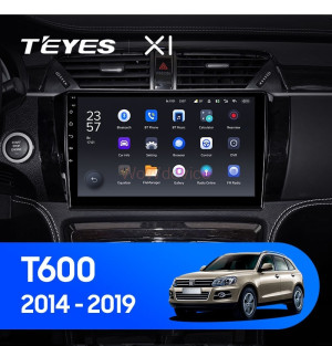 Штатная магнитола Teyes X1 4G 2/32 Zotye T600 (2014-2019)