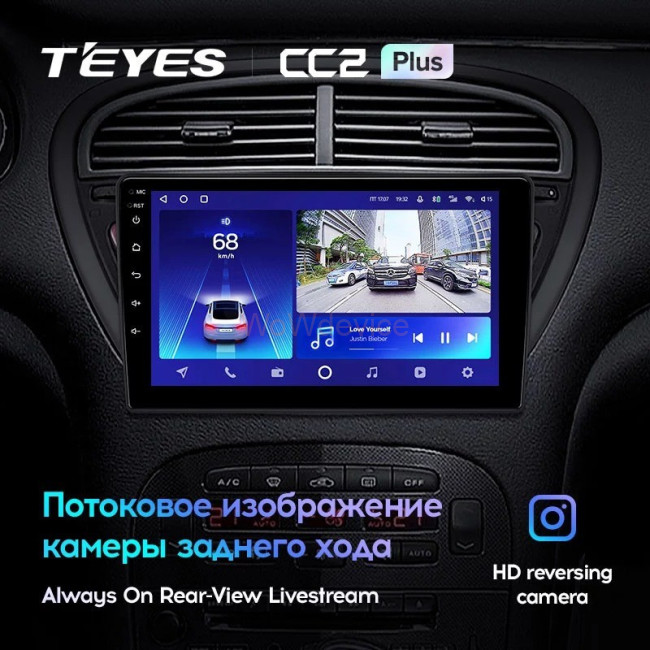 Штатная магнитола Teyes CC2 Plus 4/64 Peugeot 607 (2004-2010) Штатная магнитола Teyes CC2 Plus 4/64 Peugeot 607 (2004-2010)