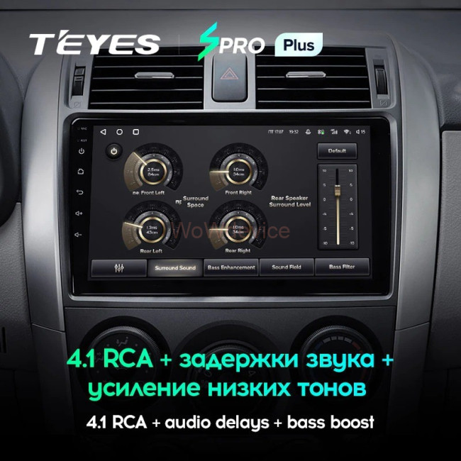Штатная магнитола Teyes SPRO Plus 4/64 Toyota Corolla 10 E140 E150 (2006-2013) Тип-A Штатная магнитола Teyes SPRO Plus 4/64 Toyota Corolla 10 E140 E150 (2006-2013) Тип-A