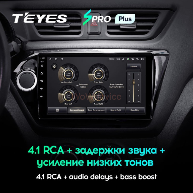 Штатная магнитола Teyes SPRO Plus 6/128 Kia RIO 3 (2011-2016)