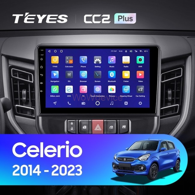 Штатная магнитола Teyes CC2 Plus 4/32 Suzuki Celerio (2014-2023)