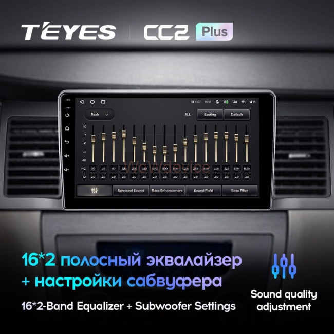 Штатная магнитола Teyes CC2 Plus 4/64 Geely SC7 (2011-2015)