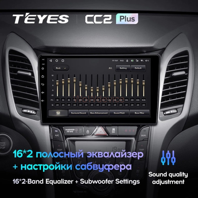 Штатная магнитола Teyes CC2L Plus 1/16 Hyundai i30 2 GD (2011-2017) Штатная магнитола Teyes CC2L Plus 1/16 Hyundai i30 2 GD (2011-2017)