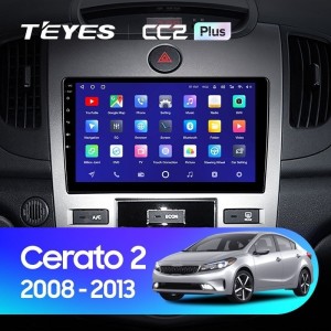 Штатная магнитола Teyes CC2 Plus 3/32 Kia Cerato 2 TD (2008-2013) F2