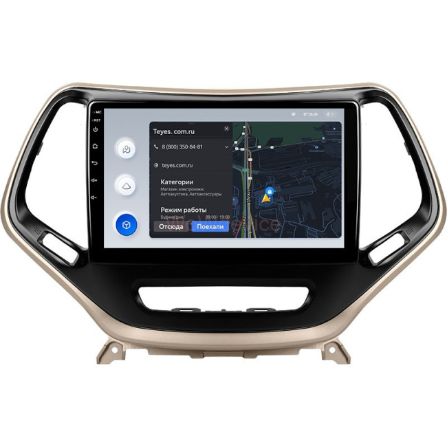 Штатная магнитола Teyes X1 4G 2/32 Jeep Cherokee 5 KL (2014-2018)