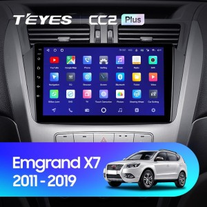 Штатная магнитола Teyes CC2 Plus 6/128 Geely Emgrand X7 1 GX7 EX7 (2011-2019)