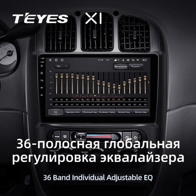 Штатная магнитола Teyes X1 4G 2/32 Chrysler Voyager (2000-2007) Тип В Штатная магнитола Teyes X1 4G 2/32 Chrysler Voyager (2000-2007) Тип В