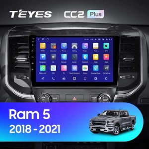Штатная магнитола Teyes CC2 Plus 6/128 Dodge Ram 5 DT (2018-2021)