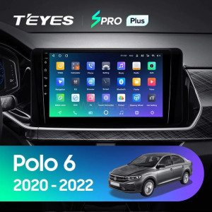 Штатная магнитола Teyes SPRO Plus 4/64 Volkswagen Polo Mk6 (2020-2022) F3