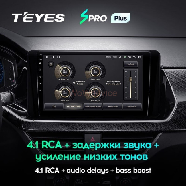 Штатная магнитола Teyes SPRO Plus 4/64 Volkswagen Polo Mk6 (2020-2022) F3