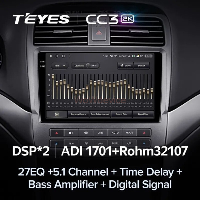 Штатная магнитола Teyes CC3 2K 4/32 Acura TSX (2003-2008) Штатная магнитола Teyes CC3 2K 4/32 Acura TSX (2003-2008)