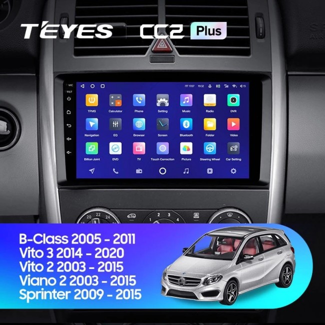 Штатная магнитола Teyes CC2L Plus 2/32 Mercedes-Benz Vito W639\W447 (2006-2022)