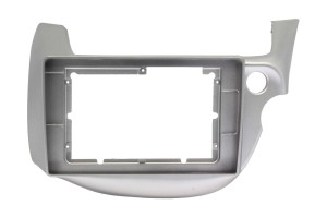 Рамка магнитолы 10.2" (цв.Серебро) для HONDA Fit, Jazz 2008-2013