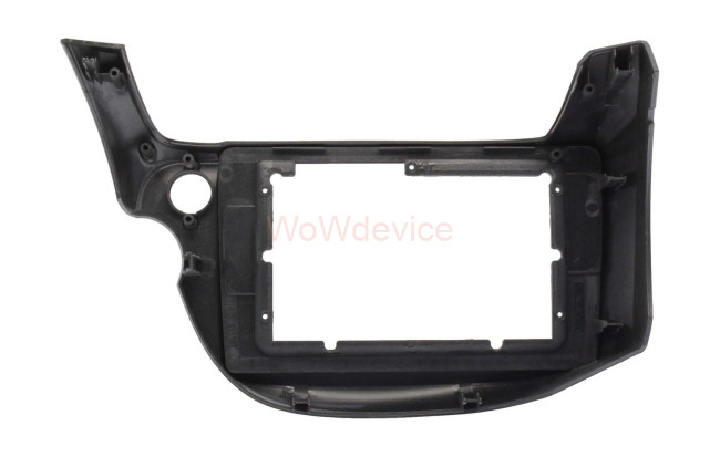 Рамка магнитолы 10.2" (цв.Серебро) для HONDA Fit, Jazz 2008-2013