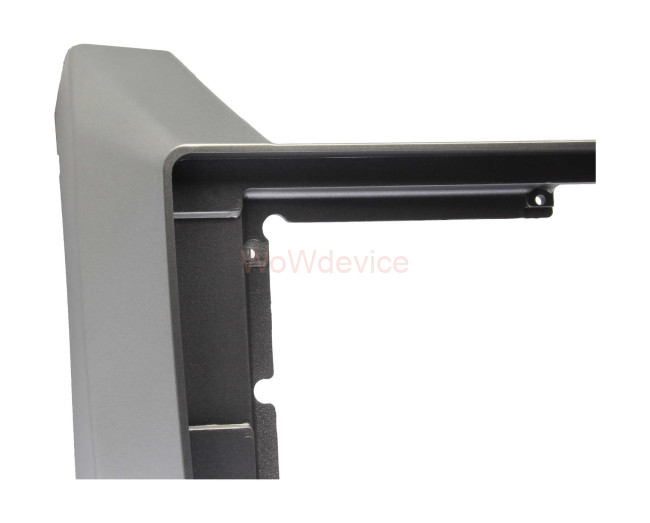 Рамка магнитолы 10.2" (цв.Серебро) для HONDA Fit, Jazz 2008-2013