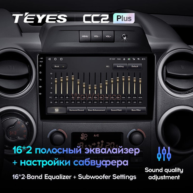 Штатная магнитола Teyes CC2L Plus 2/32 Citroen Berlingo 2 B9 (2008-2019)