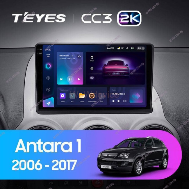 Штатная магнитола Teyes CC3 2K 360 6/128 Opel Antara 1 (2006-2017)