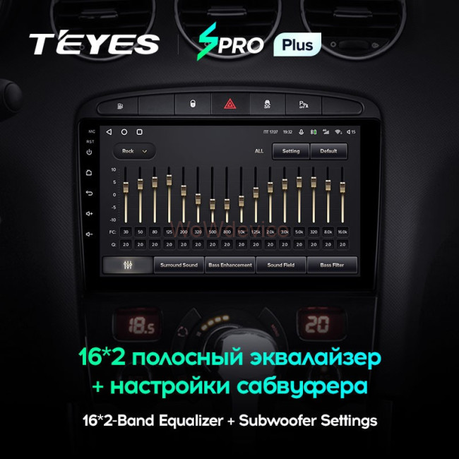 Штатная магнитола Teyes SPRO Plus 6/128 Peugeot 408 1 T7 (2012-2020)