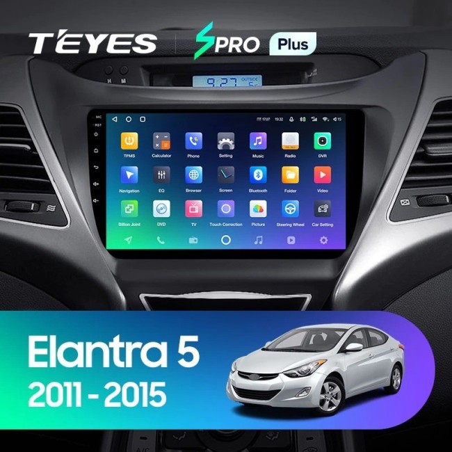 Штатная магнитола Teyes SPRO Plus 4/64 Hyundai Elantra 5 JK GD MD UD (2010-2016) F2
