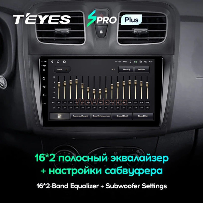 Штатная магнитола Teyes SPRO Plus 3/32 Renault Sandero 2 (2014-2019) F2