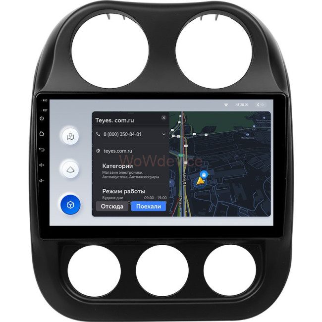 Штатная магнитола Teyes X1 4G 2/32 Jeep Compass 1 MK (2009-2015) Штатная магнитола Teyes X1 4G 2/32 Jeep Compass 1 MK (2009-2015)
