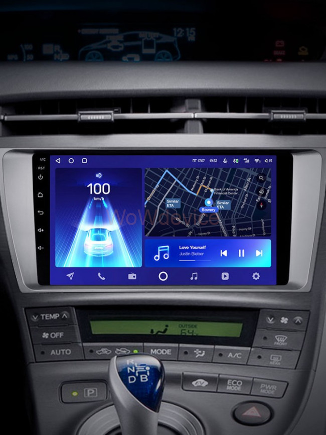 Штатная магнитола Teyes CC2 Plus 4/64 Toyota Prius XW30 (2009-2015)