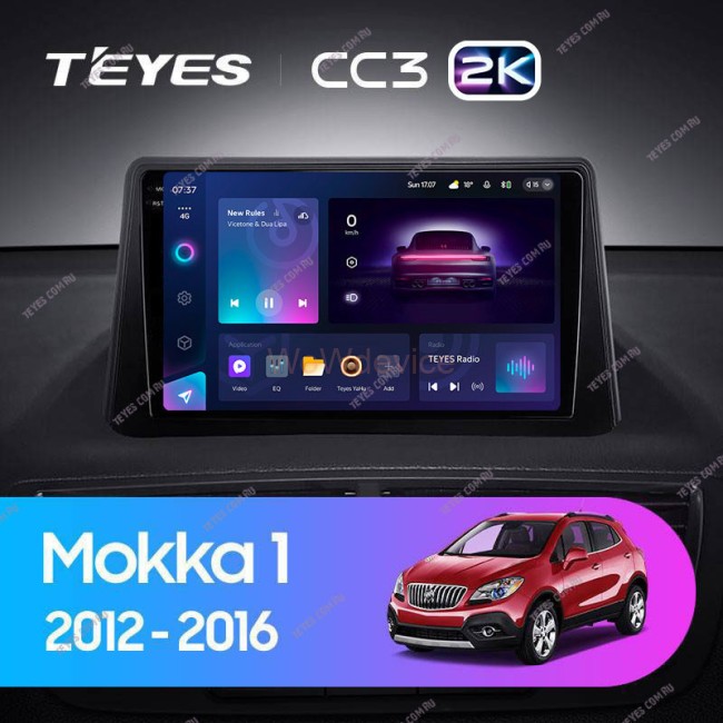 Штатная магнитола Teyes CC3 2K 360 6/128 Opel Mokka 1 (2012-2016)