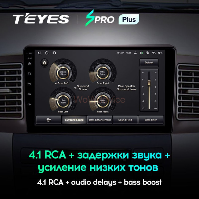 Штатная магнитола Teyes SPRO Plus 4/64 Toyota Corolla E130 E120 (2000-2004) Штатная магнитола Teyes SPRO Plus 4/64 Toyota Corolla E130 E120 (2000-2004)