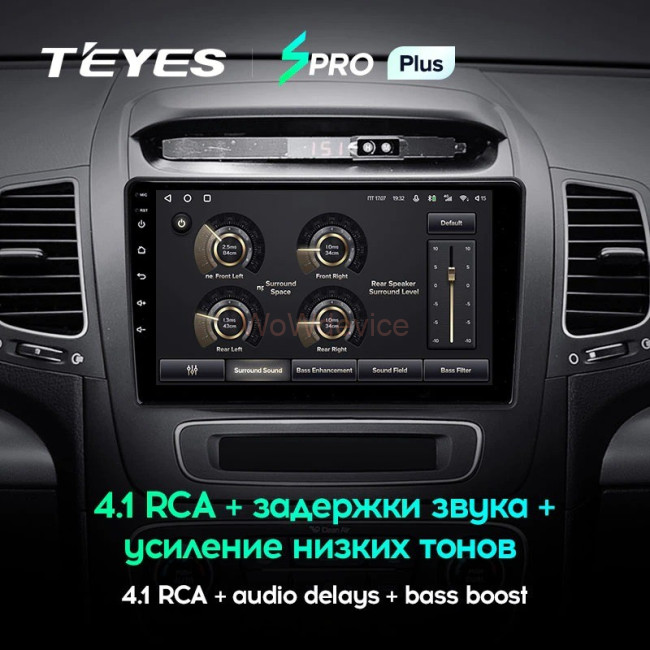 Штатная магнитола Teyes SPRO Plus 6/128 Kia Sorento 2 II XM (2012-2021) F1 Штатная магнитола Teyes SPRO Plus 6/128 Kia Sorento 2 II XM (2012-2021) F1