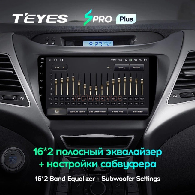 Штатная магнитола Teyes SPRO Plus 6/128 Hyundai Elantra 5 JK GD MD UD (2010-2016) F2 Штатная магнитола Teyes SPRO Plus 6/128 Hyundai Elantra 5 JK GD MD UD (2010-2016) F2