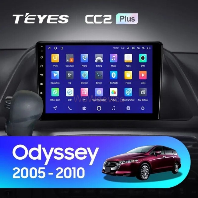 Штатная магнитола Teyes CC2 Plus 4/32 Honda Odyssey (2005-2010) (US EDITION)