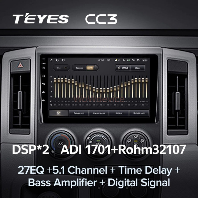 Штатная магнитола Teyes CC3 360 6/128 Toyota Hiace H300 VI (2019-2022)