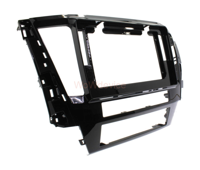 Рамка магнитолы 10.2" (цв.Глянцевый Черный) для MITSUBISHI Pajero Sport 2019+