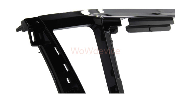 Рамка магнитолы 10.2" (цв.Глянцевый Черный) для MITSUBISHI Pajero Sport 2019+