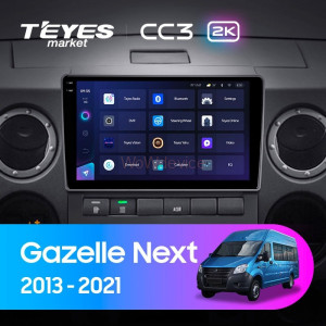 Штатная магнитола Teyes CC3 2K 6/128 GAZ Gazelle Next (2013-2021) F3