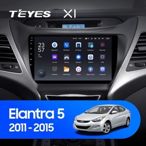 Штатная магнитола Teyes X1 4G 2/32 Hyundai Elantra 5 JK GD MD UD (2010-2016) F2