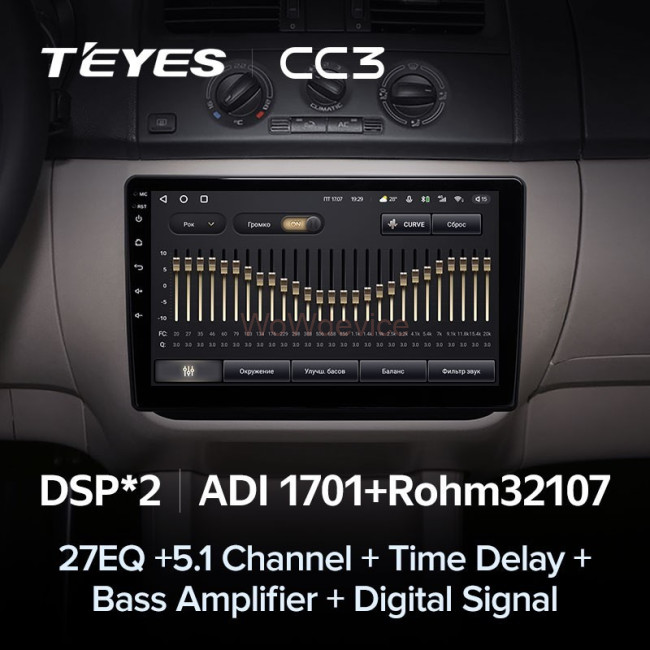 Штатная магнитола Teyes CC3 6/128 Skoda Fabia 2 (2007-2014) Штатная магнитола Teyes CC3 6/128 Skoda Fabia 2 (2007-2014)